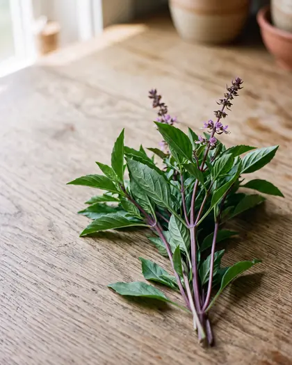 Thai basil, from the foundations chapter.